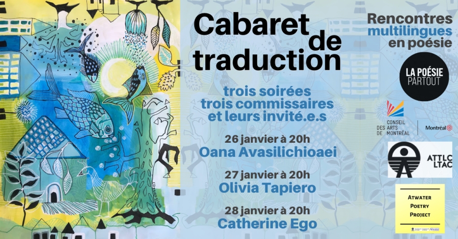 Cabaret de traduction poster and graphics
